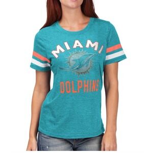 NFL G-III 4Her by Carl Banks Miami Dolphins Bling Extra Point T-Shirt Women's S